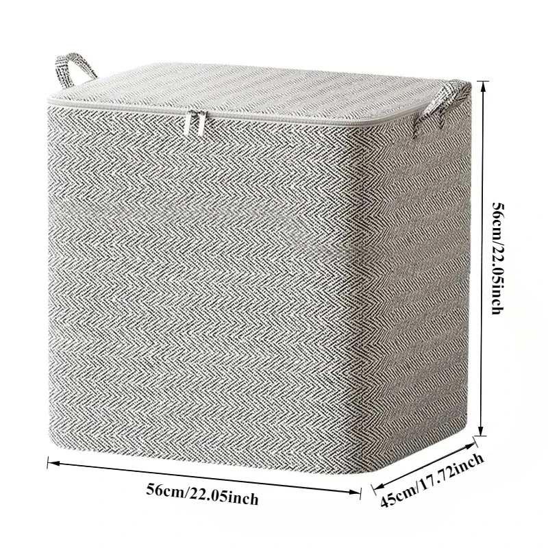 Cajas de almacenamiento estereoscópicas, cajas de almacenamiento para el hogar con ventanas, cajas organizadoras, almacenamiento de armario plegable de gran capacidad de tela: Amarillo claro