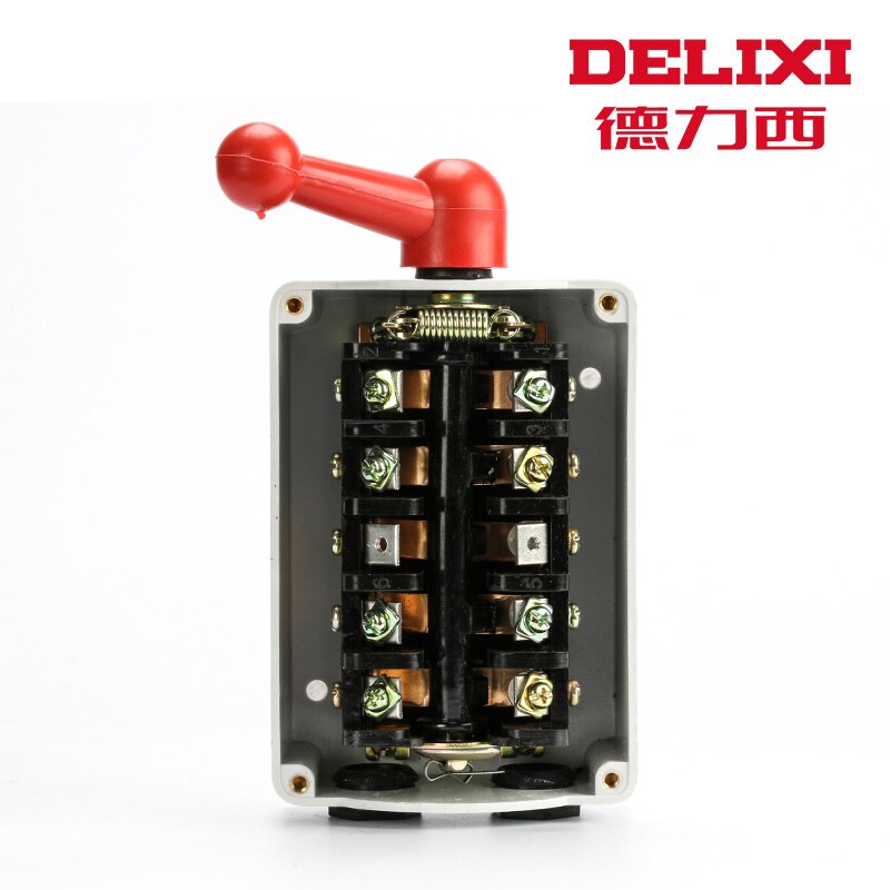 Delixi Reverse Switch QS-60 380V 220V Waterproof Three-Phase Motor Flour-Mixing Machine Positive and Negative Rotation Switches