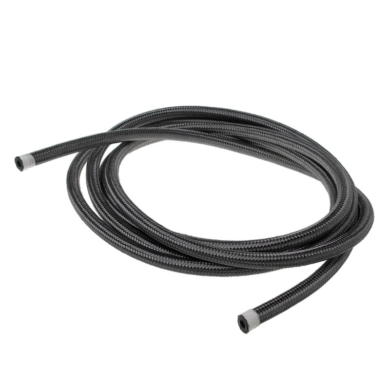 1M Nylon Staal Gevlochten Brake Gas Olie Brandstofslangen AN4 AN6 AN8 AN10