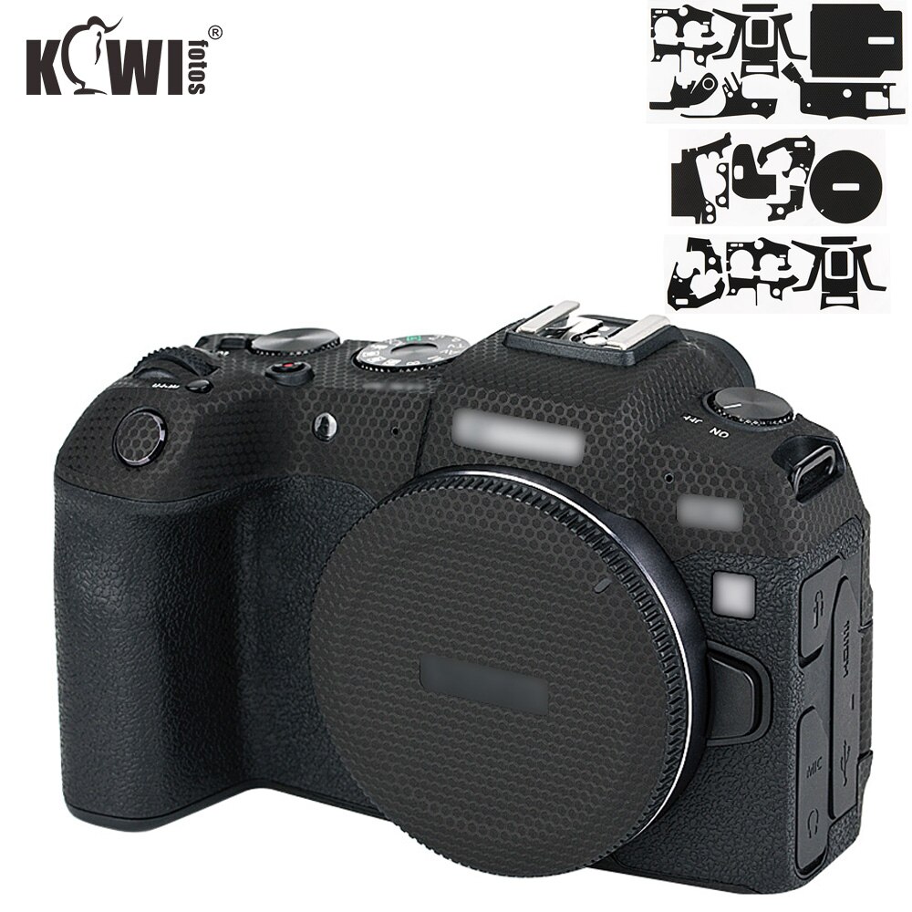 Kiwi Anti-Kras Beschermende Huid Film Fit Camera Body Sticker Voor Voor Canon Eos Rp Matrix Zwart