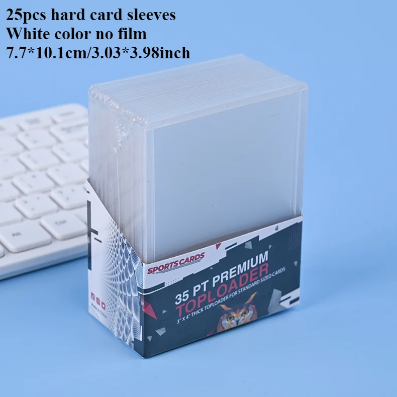 Fundas para tarjetas de 3 "X 4", cargadores superiores, comercio de béisbol, deportes, protectores de tarjetas de fútbol, soporte para tarjetas Toploader de plástico duro, funda para Penny: Verde