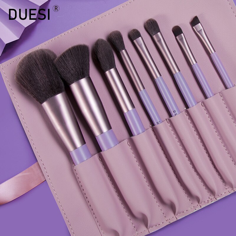 Duesi 7/8/10 -delige make-upkwastenset, oogschaduw, wenkbrauwen, concealer, blending blush, poeder, make-upkwasten, tools