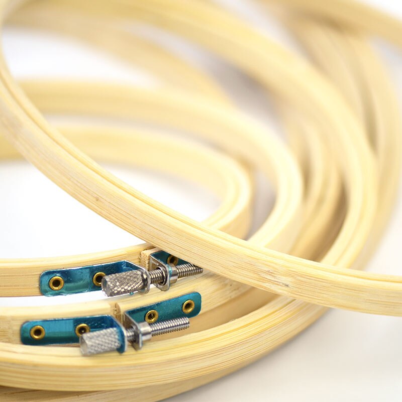 8-34cm ring embroidery hoop frame large sewing tools mini wood embroidery cross stitch Bamboo hoop for kit accessories decor