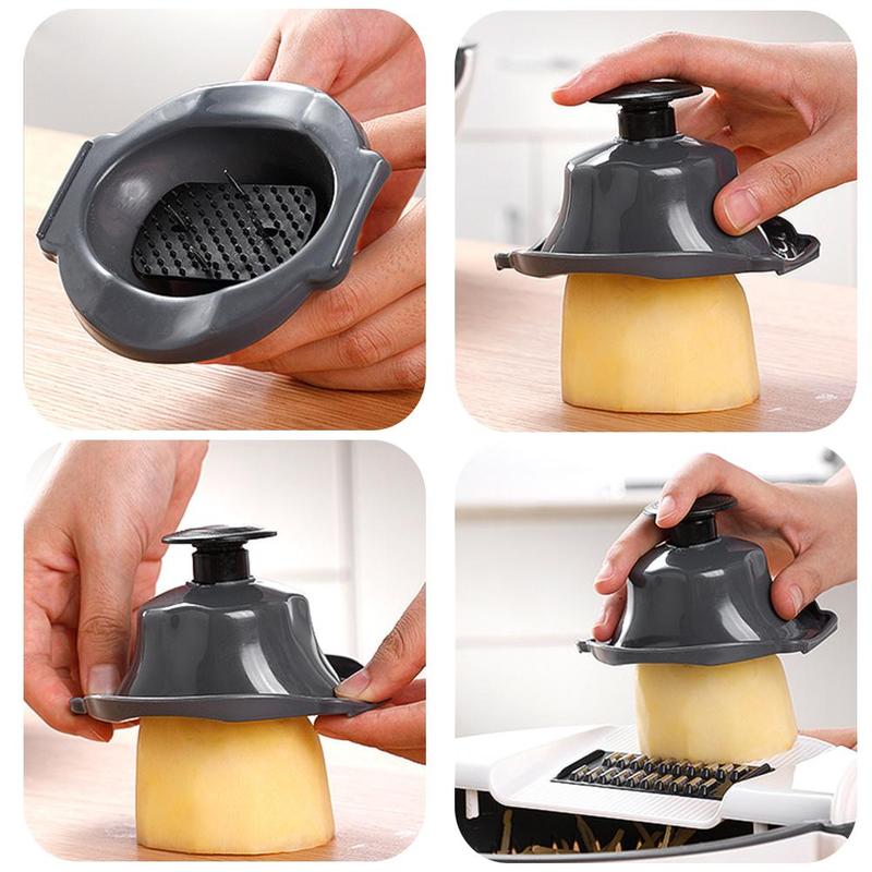 Cortador de verduras giratorio multifuncional con drenaje de cocina, rallador de cesta de frutas, herramientas trituradoras de cocina, rebanador T4E9