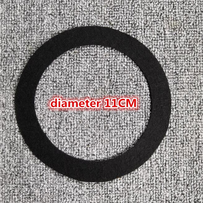 Cadres pour couvertures de jalon du 100ème anniversaire,accessoires de photographie, photo de la pleine lune, en feutre,: black Ring