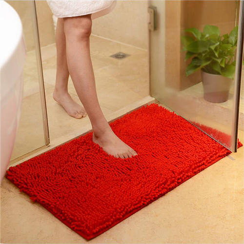 Dörrmatta golvmatta anti-halk vattenabsorption matta köksmatta dörrmatta kök matta toalett matta hall veranda dörrmatta 40 x 58cm: Röd