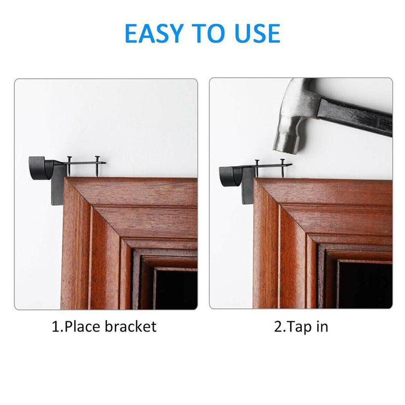 Gardinstång fäste romersk stolpe fäste fäste universal tillbehör krok