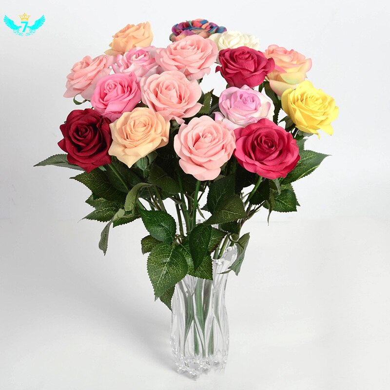 Simulación siento Rosa de San Valentín boda inicio decoración flor