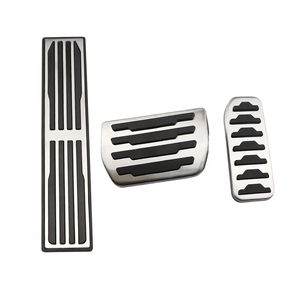 Zlord Auto Rest Voetpedaal Cover Gas Brandstof Pedaal Rempedalen Covers Voor Jaguar F-Tempo F Tempo Xe lhd Auto Onderdelen Accessoires: AT 3Pcs With Rest