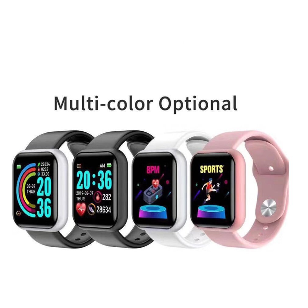 D20 Call Reminder Heart Rate Display High-definition Color Screen Smart Sports Bracelet