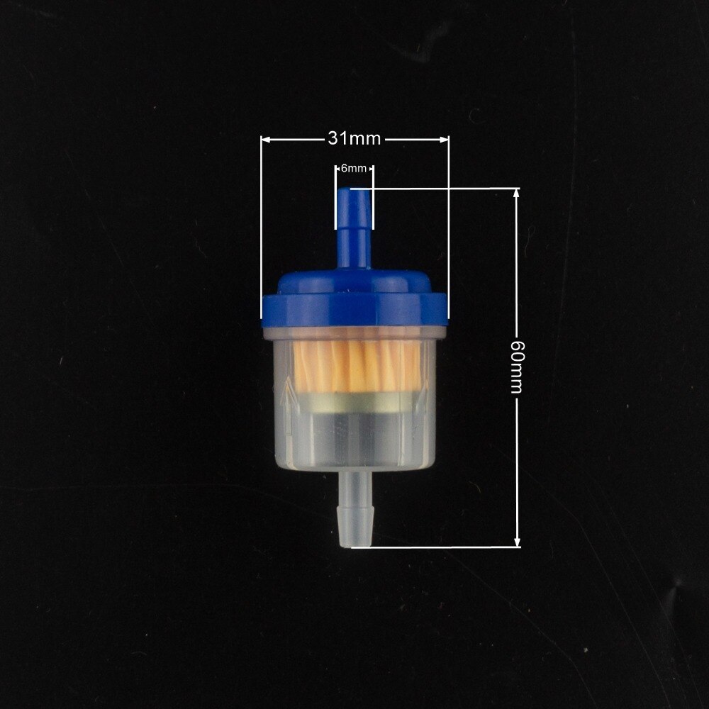 Filtre à gaz universel en ligne pour moto, filtre à carburant pour petit moteur de tondeuse à gazon, aimant Jane, 6mm, 7mm, 8mm, 1/4 ", 1PC