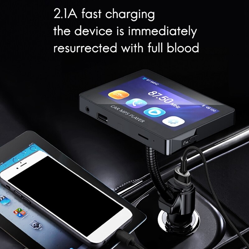 -Car FM Transmitter 4.3Inch MP5 Player Car Audio Auto Audio Car Stereo MP5 Bluetooth USB TF FM M5