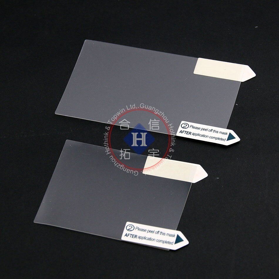 HOTHINK 100 Pçs/lote Limpar top + para baixo Tela LCD Protector Film Guarda com panos de limpeza Para Nintendo 3DS