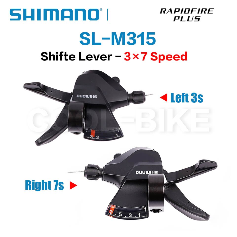 SHIMANO Altus SL-M315 SL-M310 MTB Shifter 2X7 2X8 3x7 3x8 2 3 7 8 14 16 21 24 S Speed Mountain Bike Shift Lever Trigger Set: 3x7 speed