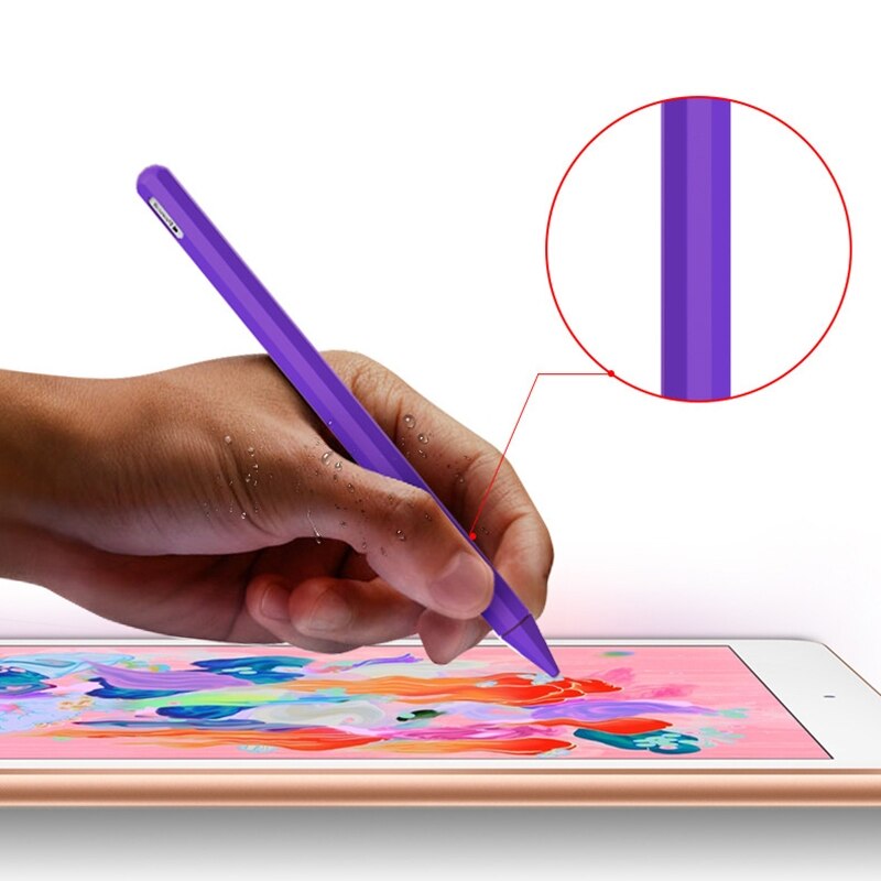 Stylus Pen-funda protectora de Gel de sílice para lápiz Apple 2