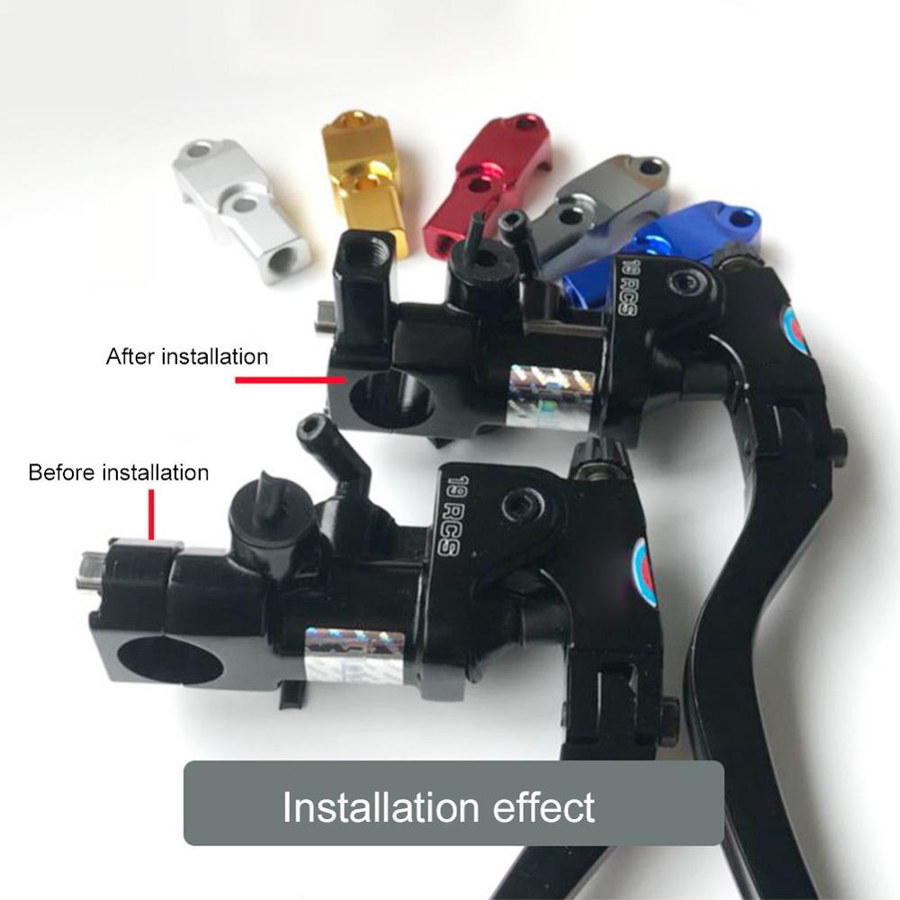 1Pc 10Mm Motorcycle Handle Bar Mirror Mount Houder Bracket Mount Adapter Klem Aluminium Stuur