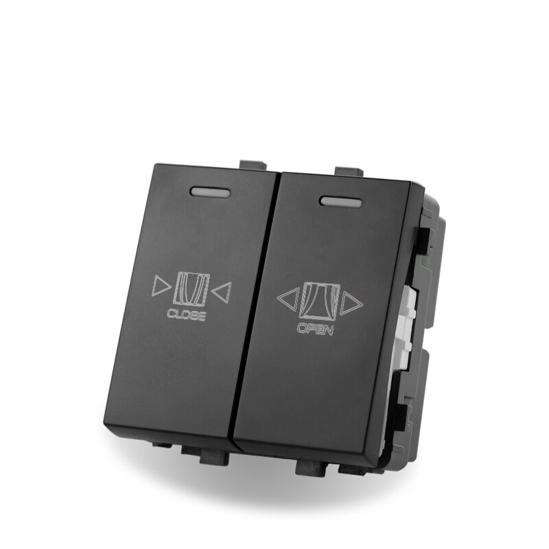 S Series- Automatic Door Electric Door Autogate Shutters Reset Switch DIY Module Free Combination Function Black White Gold Gray: Black