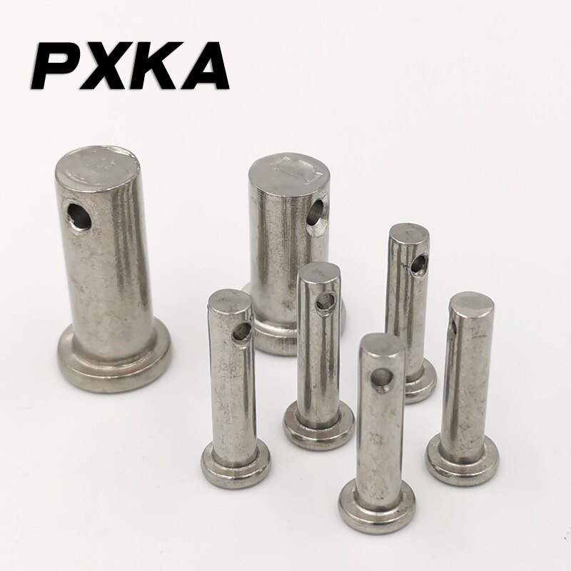 M3 M4 M5 GB882 Stainless steel 304 pin shaft flat head with hole cylindrical pin locating pin pin pin