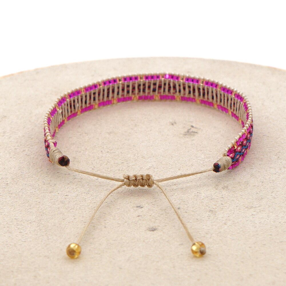 Go2boho Boho Jewelry Bracelet For Women MIYUKI Beads Ethnic Bracelets Braided Pulseras Adjustable String