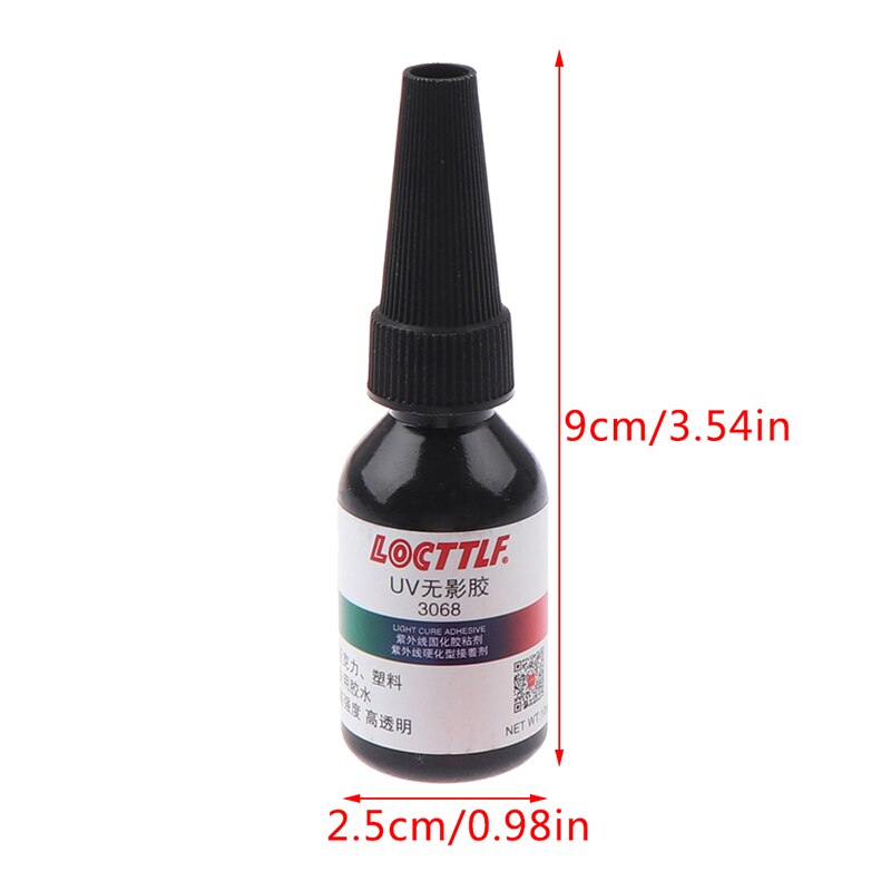 10ML 5 Second UV Glue Curing Adhesive Transparent Crystal Glass Repair Liquid Glue Crafts Clear Adhesive for DIY Jewelry Mold