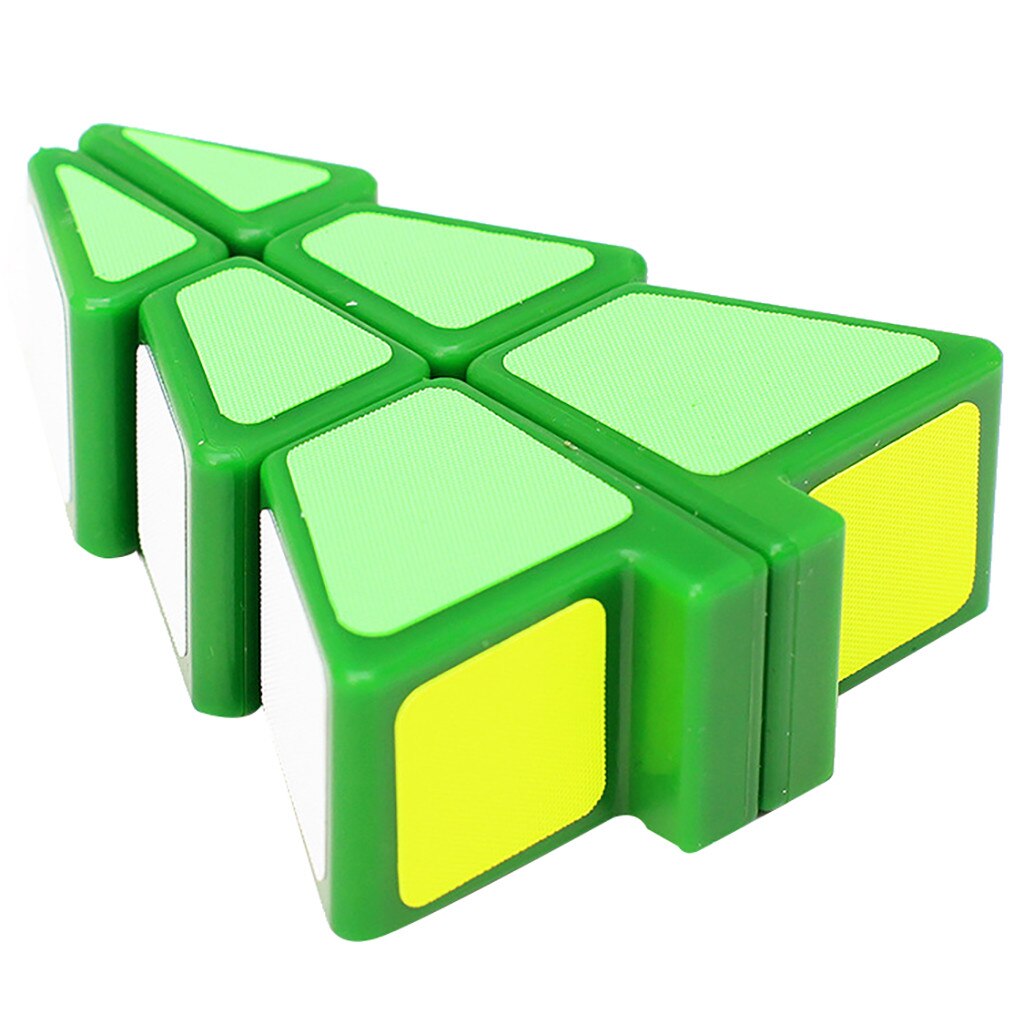 Cubo cubo magico albero di natale bambini educativi migliori giocattoli regalo apprendimento puzzle di plastica decorazioni natalizie