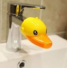 Kids Faucet Extender Cartoon Durable Toddler Sink Bathroom Cute Child-assisted Faucet Extender Baby Hand Wash Tools Accessories: Beige