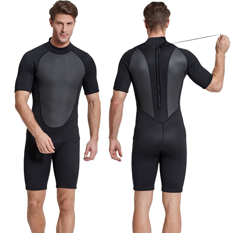Traje de neopreno para hombre 2mm traje de buceo de para adultos jóvenes protección UV una pieza de buceo térmico Snorkeling trajes: 1141 / L