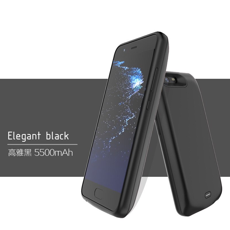 5000 Mah étui pour Huawei P10 Chargeur de Batterie Couverture de Téléphone Intelligent de batterie externe Pour Huawei P10 Boîtier D'alimentation: black