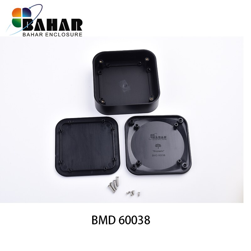 1 pçs 98x98x32mm bahar gabinete, caixa de plástico quadrado, caixa de junção, aparelho doméstico habitação, caso do instrumento, caso do conector