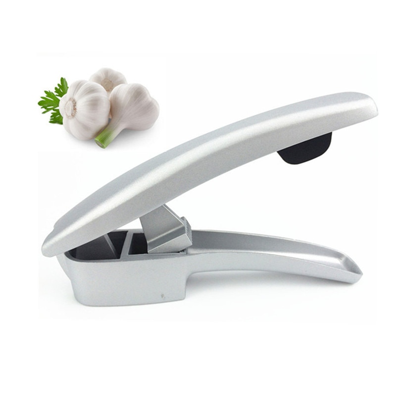 Multifunction Kitchen Cooking Tools 2 in 1 Stainless Steel Color Garlic Press