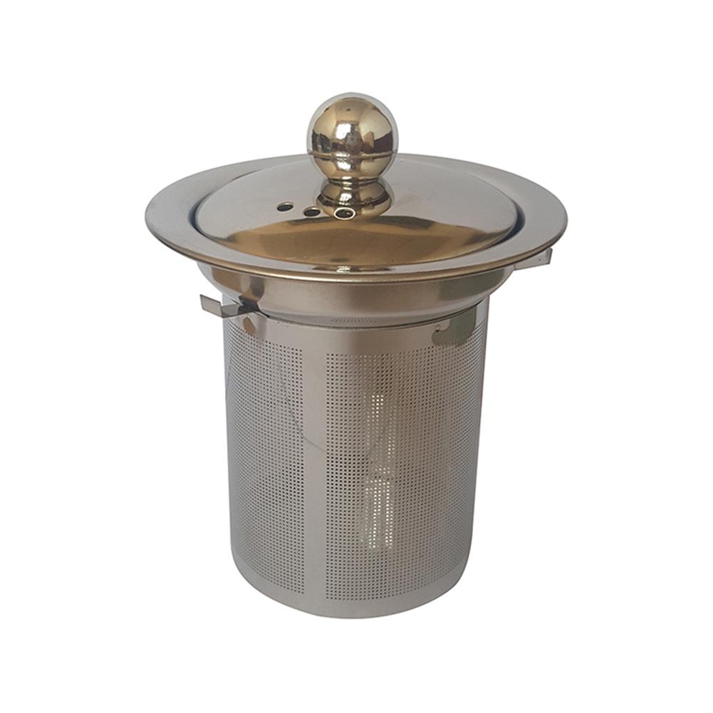 Colador de té acero inoxidable 304 tetera filtro para taza de té embudo # SO: 82.8mm