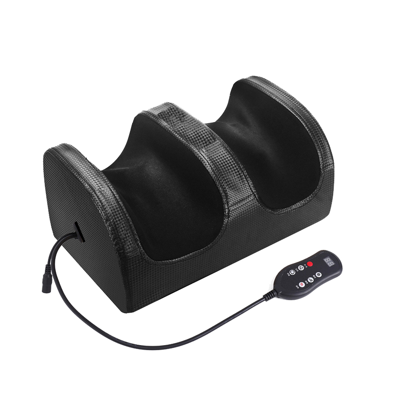 Infrarood Verwarming Elektrisch Voetmassageapparaat Shiatsu Kneden Kuitrol Diepe Spier Ontspannen Beste Reliëf Vermoeidheid Stress Voeten Machine Tool: Bruin / US Plug