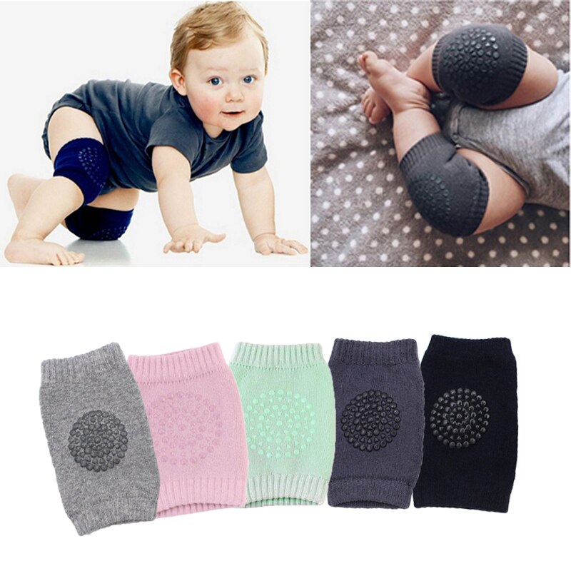 Katoenen Baby Kniebeschermers Cartoon Baby Veiligheid Flexibele Kruipen Protector Kids Knieschijven Kinderen Korte Kneepad Baby Beenwarmers