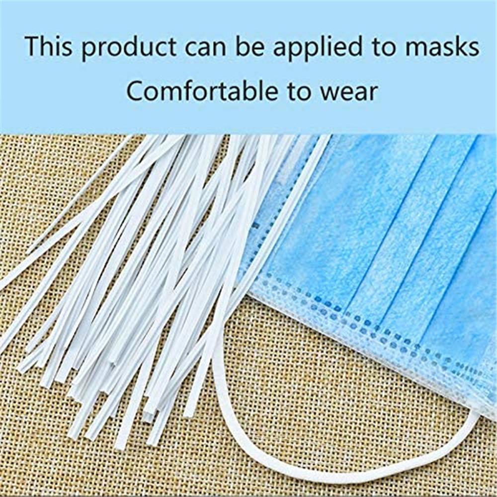 1000pcs DIY Mask Handmade Crafting Making Nose Bridge Clip PE Wrapped Mask Nose Bridge Strips Wide Bendable Nose Strip