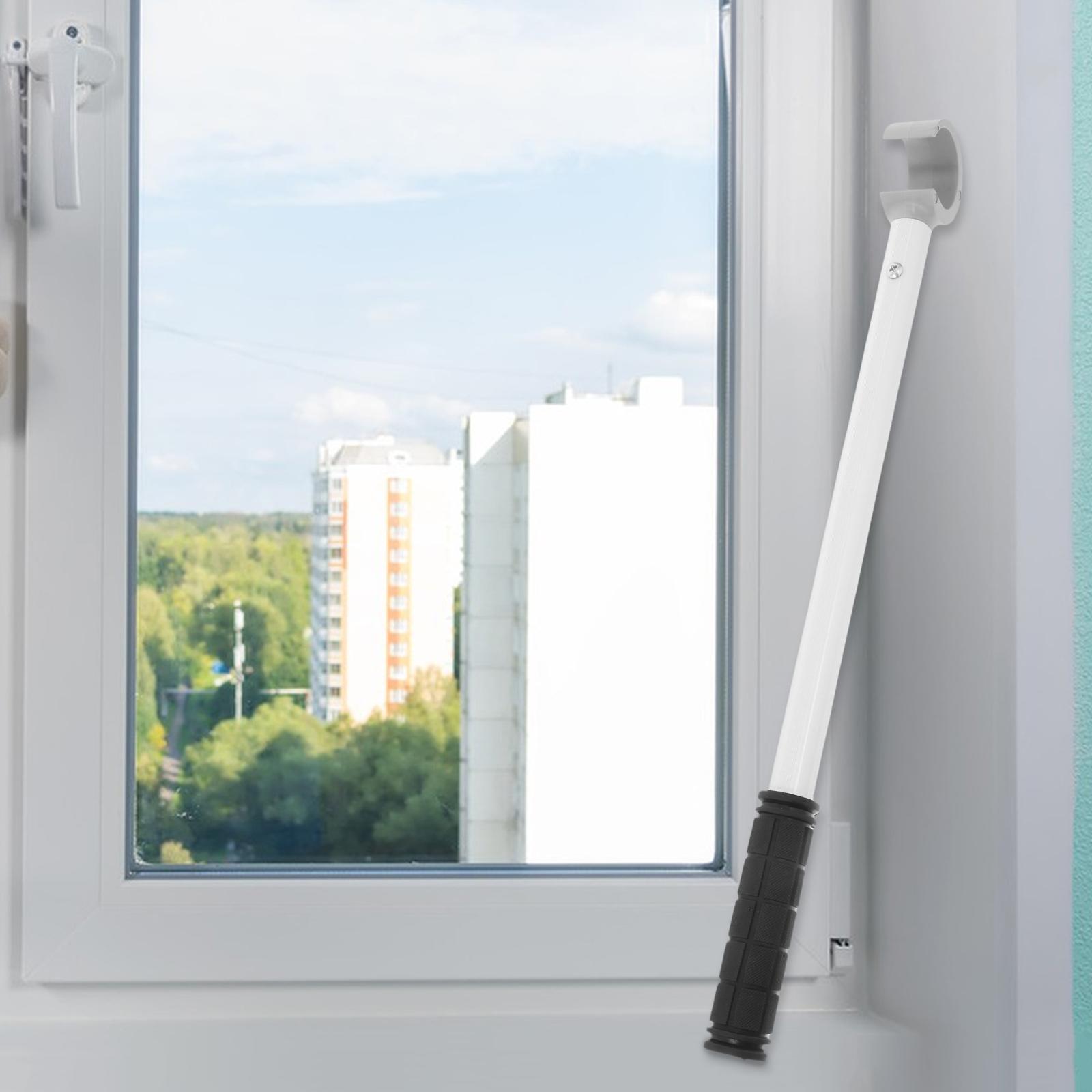 Extended Window Opener Rod Adjustable Aluminum Alloy Handle for Sliding Awning Blinds Easy Operation Home Decor Accessory