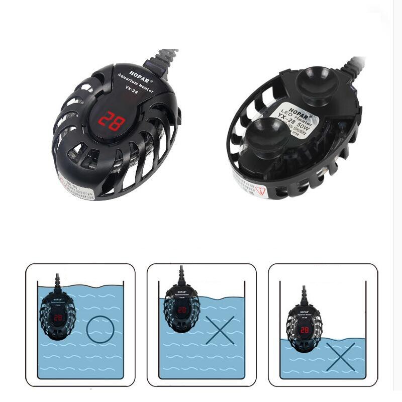220V Digitale Aquarium Mini Heizung Automatische Wasser Heizung Stangen Digitale Temperatur Regler für Schildkröte Aquarium Zubehör