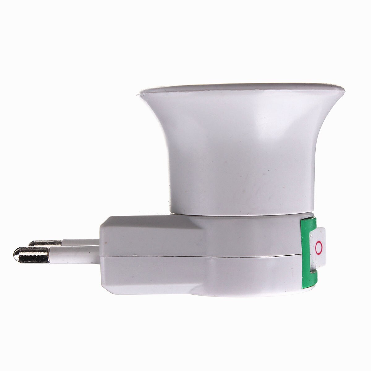 Jiguoor EU/ONS Lampvoet E27 LED Light Man Socket Type Plug Adapter Converter voor Bulb Lamp Houder met AAN/UIT Knop