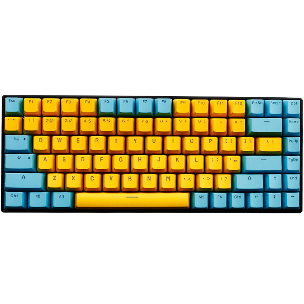Royal Kludge RK84/RK857/Ajazz MX Mechanical Keyboard PBT Keycaps Translucent Double-Shot Molding 84 Kyes Gamer Keyboard Keycap: 6
