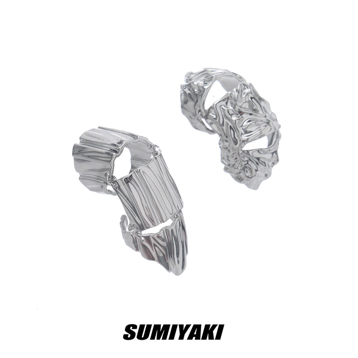 Original Plate Armor Series Joint Ring Mechanical Wind Opening Armor Ring: Pink