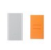 Xiaomi Mi batterie d'alimentation 2s 10000 mAh Redmi batterie d'alimentation double Port USB Charge rapide Powerbank chargeur de batterie externe Ultra-mince: Silver Add Orange