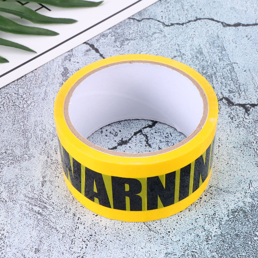 1 Roll THANK YOU Safety Tape Safe Self Adhesive Sticker Warning Tape Masking Tape for Walls Floors Pipes (Yellow): Yellow WARNING