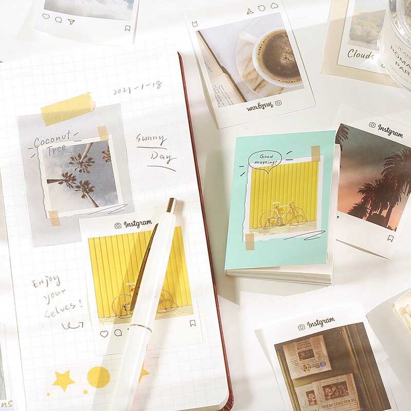 Mini Book Background Material Paper Kraft Paper Scrapbooking/Card Making/Journaling Project DIY Diary Decoration LOMO Cards