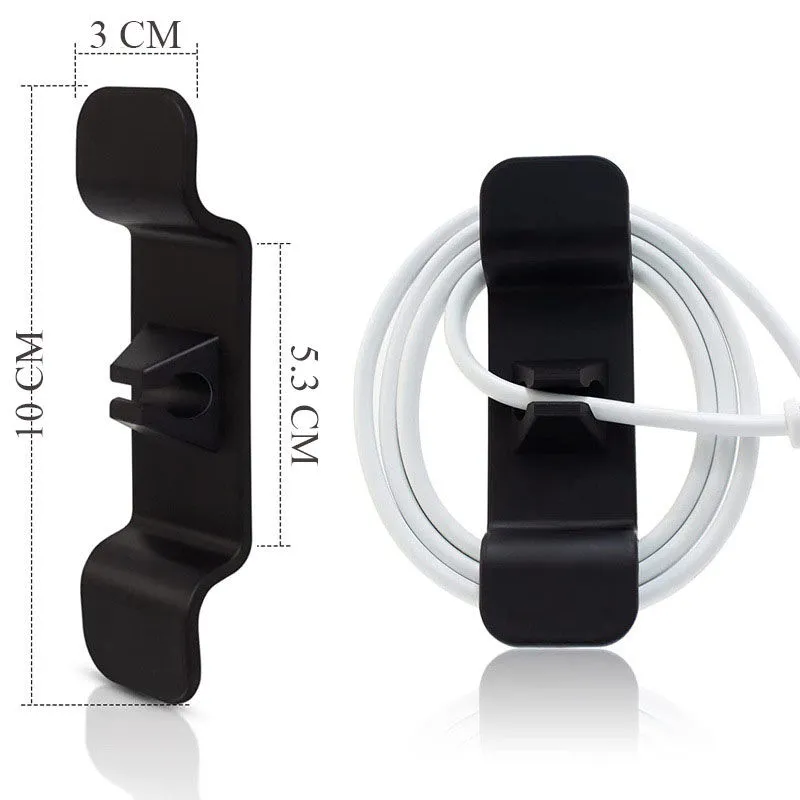 Ganchos para envolver cables, organizador de cables con Clip, protección de bobinado de cables para electrodomésticos, enrollador de cables para electrodomésticos, 1/6 Uds.