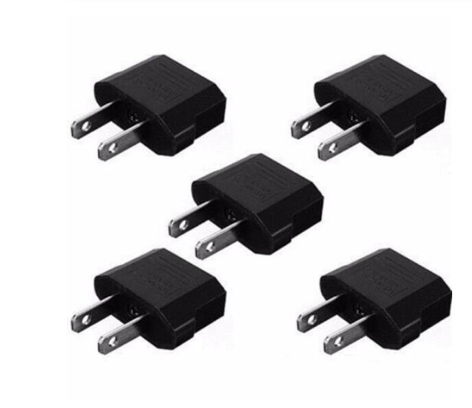10 stuks/partij eu euro europa naar vs usa stroomaansluiting wandstekker converter reisadapter