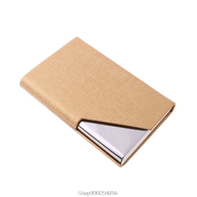metal business card case, portable business card holder, can hold 20 business cards N11 20