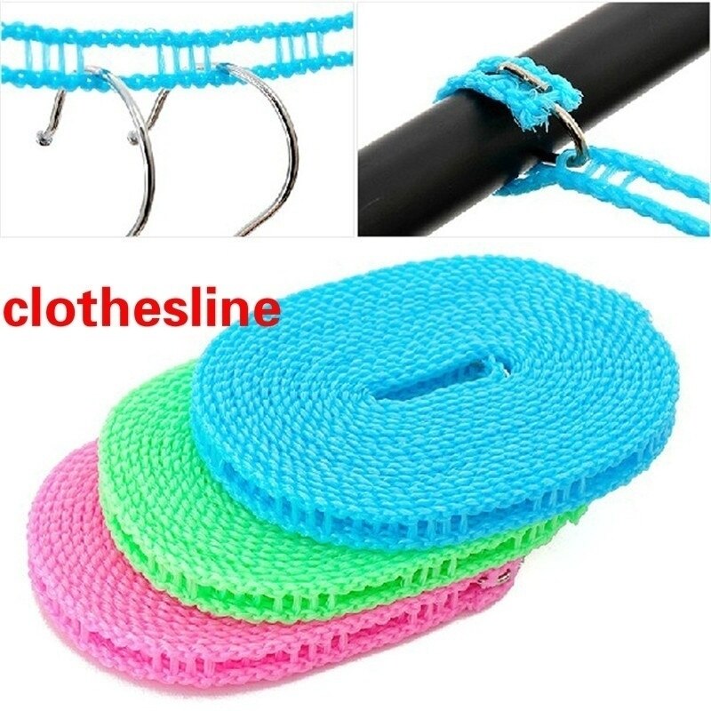 3m Clotheslines Outdoor Travel Business Clothesline Laundry Non-slip Washing Clothes Line Rope