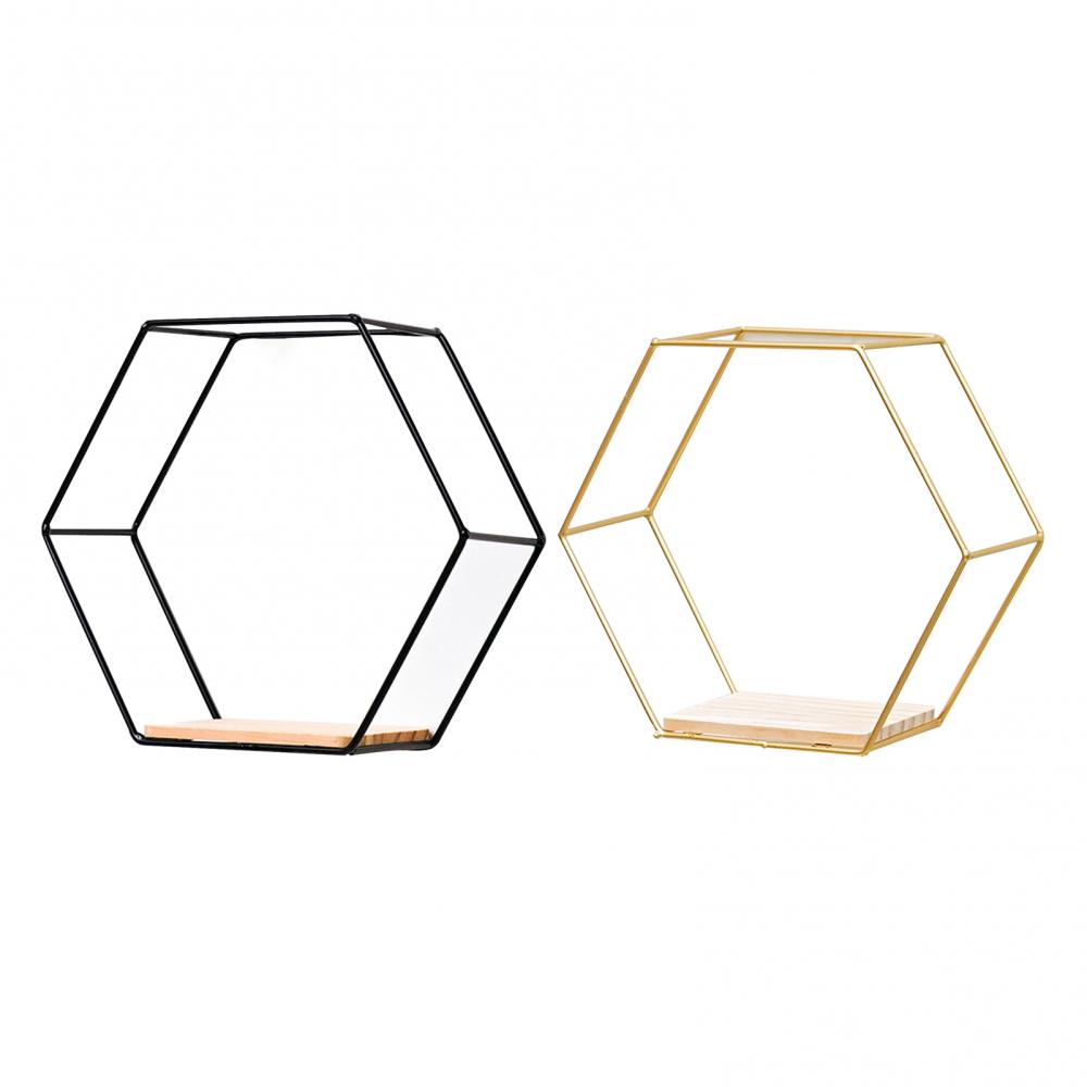 Estante de pared, estantes flotantes, soporte de almacenamiento hexagonal montado en la pared, estante de almacenamiento para dormitorio, sala de estar, decoración organizadora de oficina