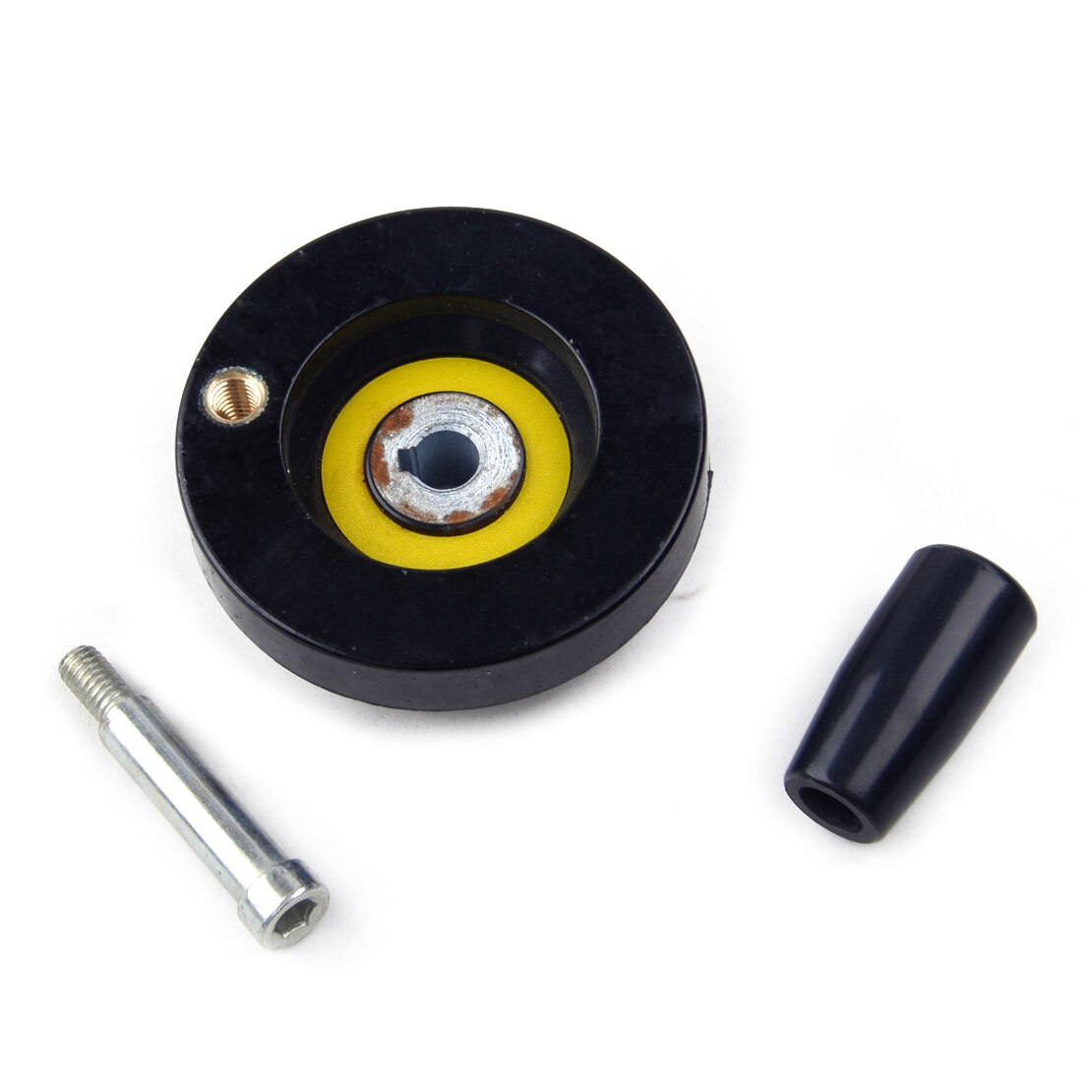 63mm Lead Screw Rod Hand Wheel with Revolving Handle Grip for Lathe CNC Cranking Milling Machine