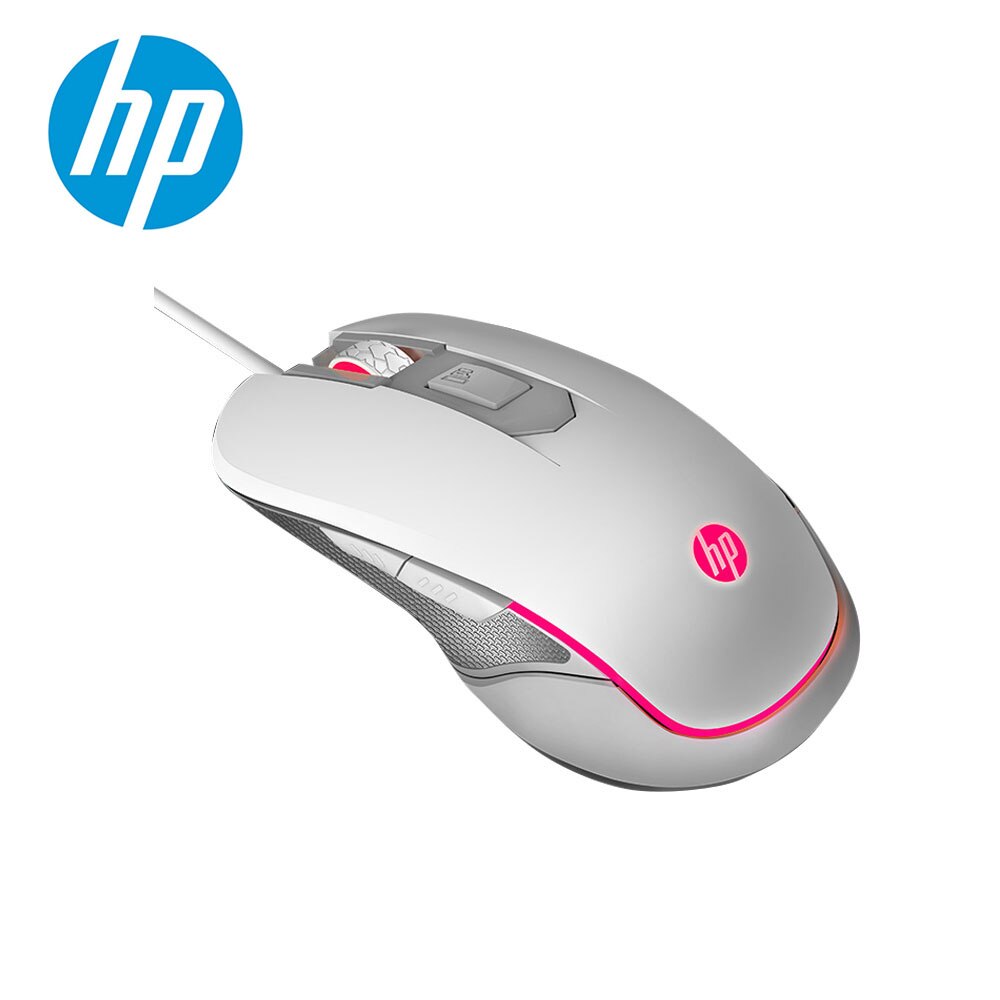HP M200 Gaming Mouse Macro Wired Ergonomics 2400 DPI RGB Silent Game Mouse for PC Computer Laptop Mice Pro Gamer