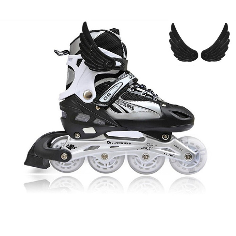 Einstellbare Inline Geschwindigkeit Rolle Rollschuhe Schuhe skaten Schuhe Turnschuhe Für draussen drinnen Sport Professionelle freundlicher Pu 4 Räder
